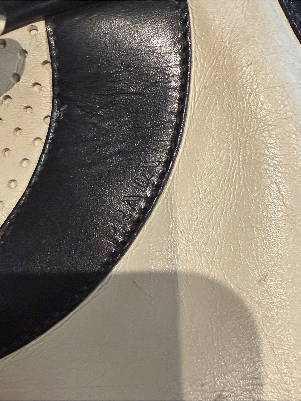 prada s/s 2000 bowling bag black & white - Picture 8 of 11